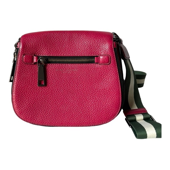 Marc Jacobs Gotham Nomad Saddle Small Crossbody Bag in Magenta Hot Pink - Picture 1 of 11